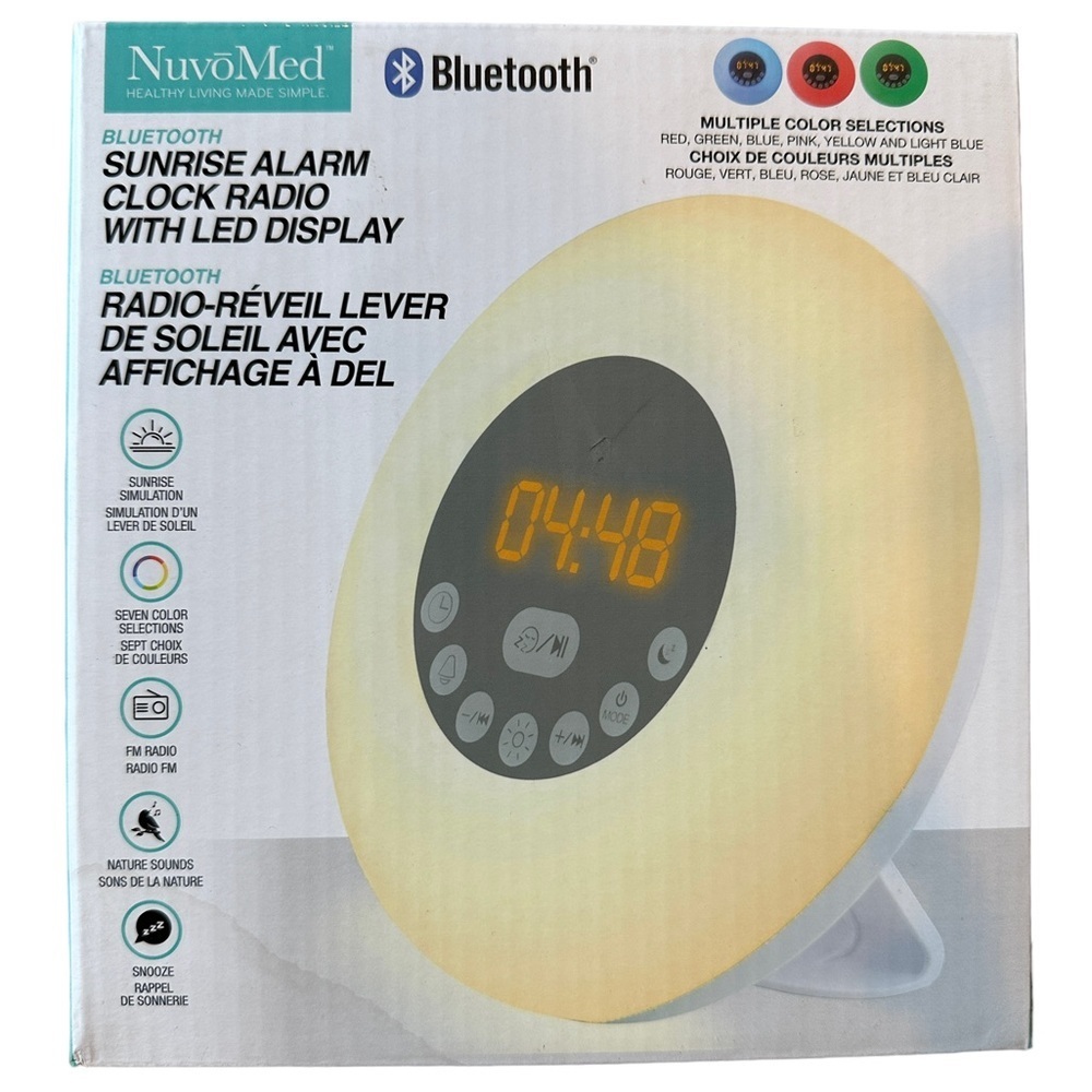 🎉Host Pick 🎉 Sunrise alarm clock with Bluetooth